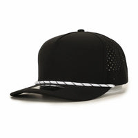 Custom Hats 1010 Hat Black 1010 Adjustable Snapback 5 Panel Rope Hats Custom Patch Hats Patch Hat