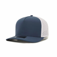 Custom Hats 1010 Hat Deep Blue and White 1010 Adjustable Snapback 5 Panel Hats Custom Patch Hats Patch Hat