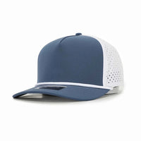 Custom Hats 1010 Hat Deep Blue and White 1010 Adjustable Snapback 5 Panel Rope Hats Custom Patch Hats Patch Hat