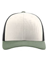 Richardson 112 - Cream/ Black/ Loden Green