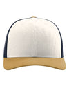 Richardson 112 - Cream/ Navy/ Amber Gold