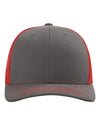 Richardson 112 - Charcoal/ Red