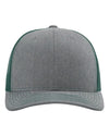 Richardson 112 - Heather Grey/ Dark Green