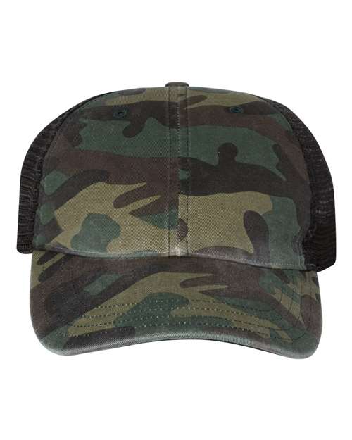 Richardson 111P - Green Camo/ Black