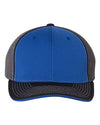 Richardson 172 - Royal/ Charcoal/ Black Tri