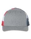 Richardson 112PM - Heather Grey/ Stars & Stripes