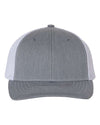 Richardson 112Y - Heather Grey/ White