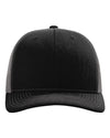 Richardson 112RE - Black/ Charcoal