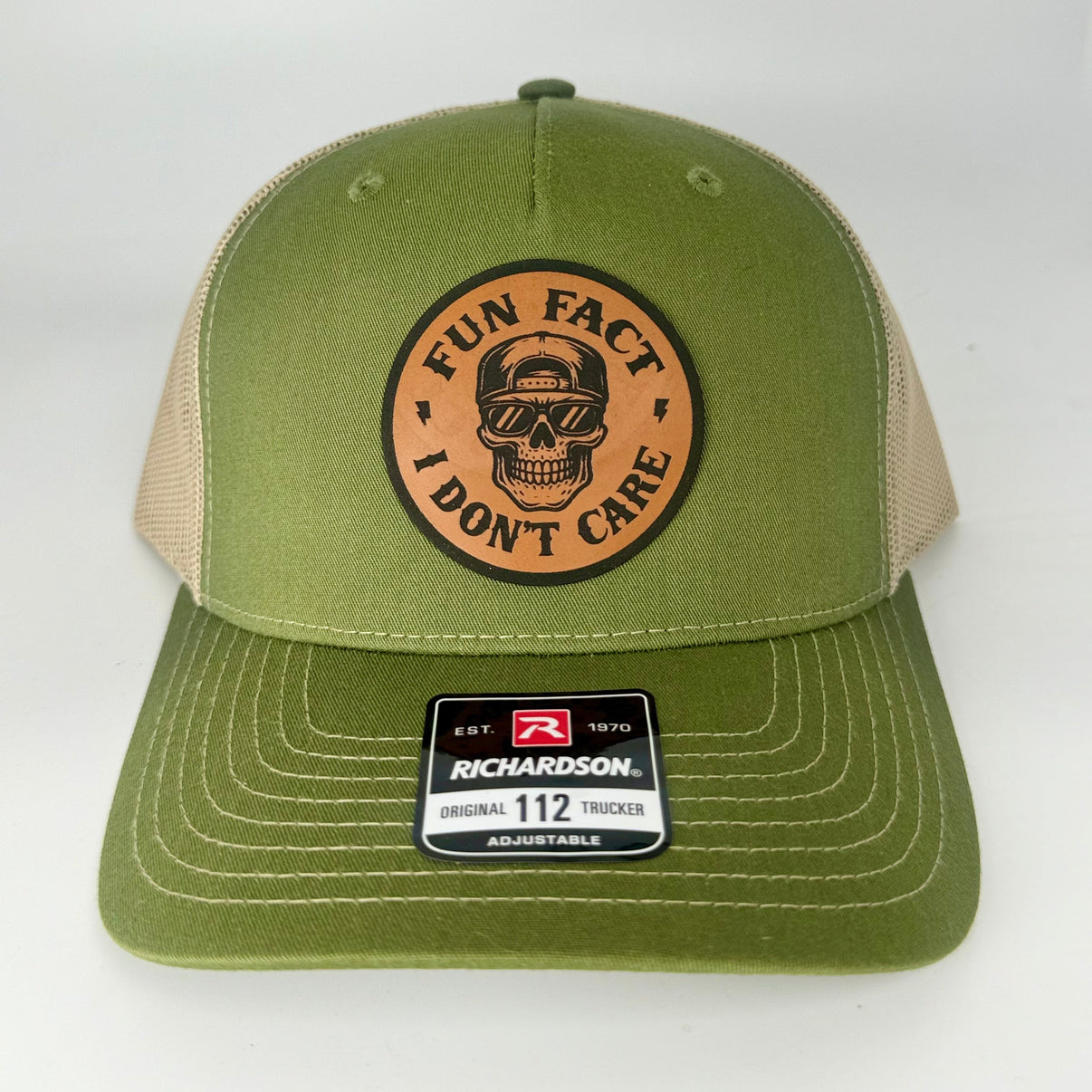 Fun Fact I Don't Care 112FP Richardson Patched Hats