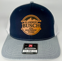 Slammin' Busch And Poundin' Tush 112 Richardson Patched Hats