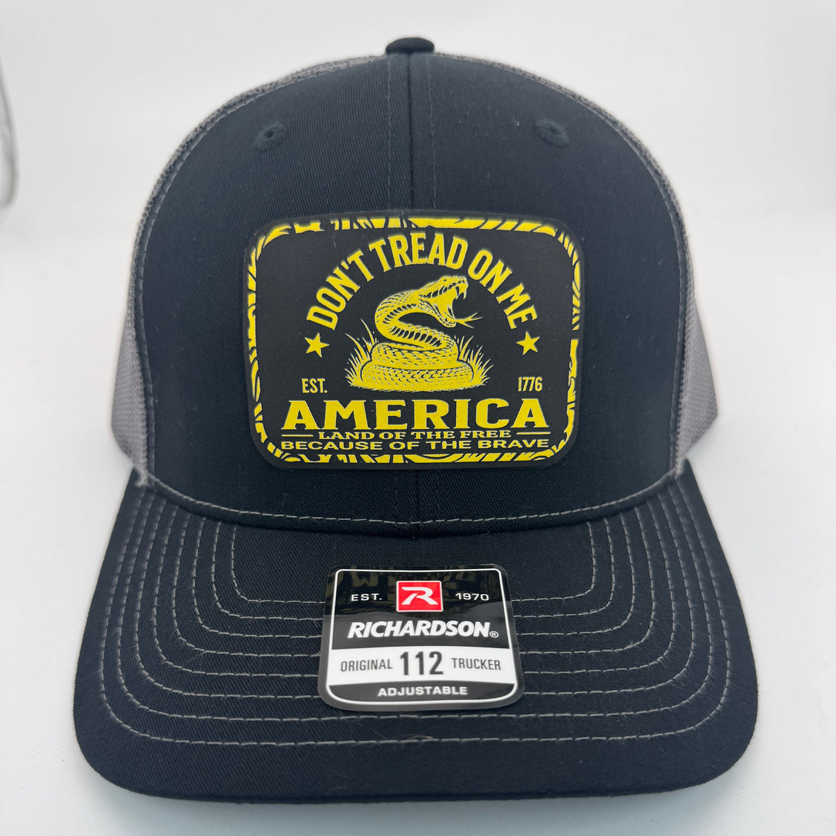 Don't Tread On Me Rectangle 112 Richardson Patched Hats