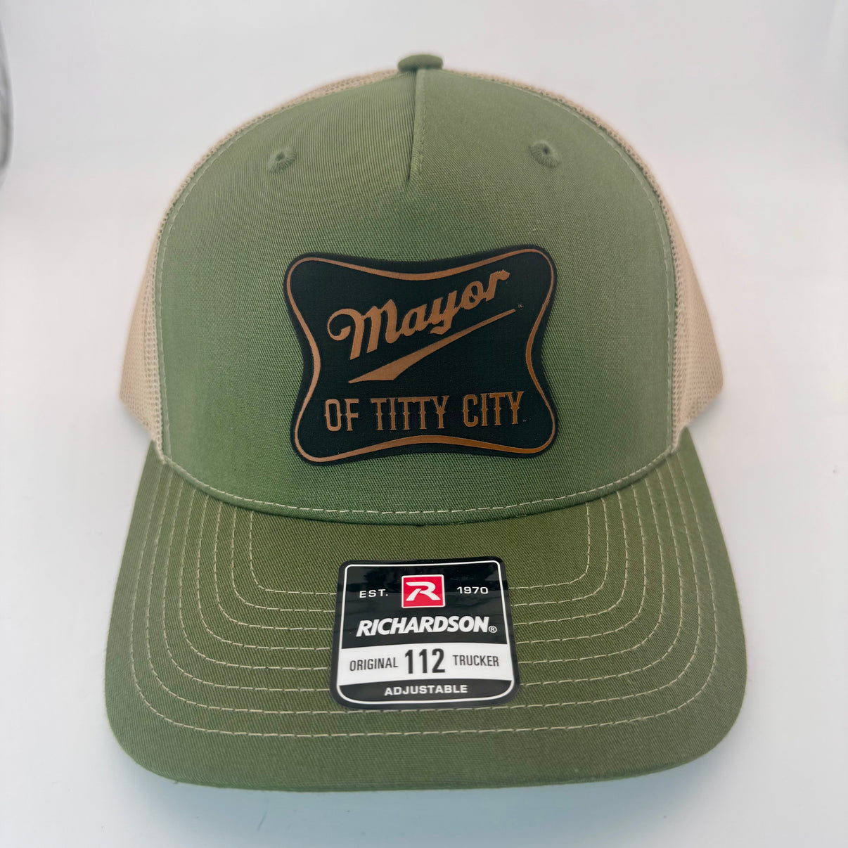 Mayor of Titty City 112FP Richardson Patched Hats