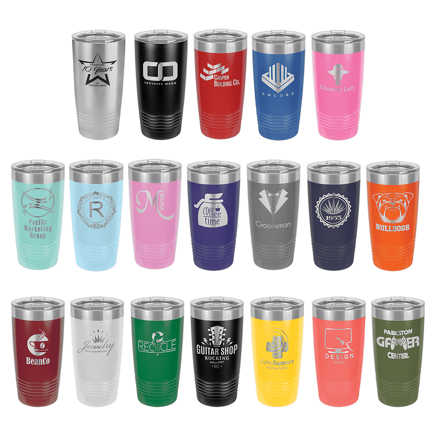 Custom Engraved 20oz Polar Camel Tumbler