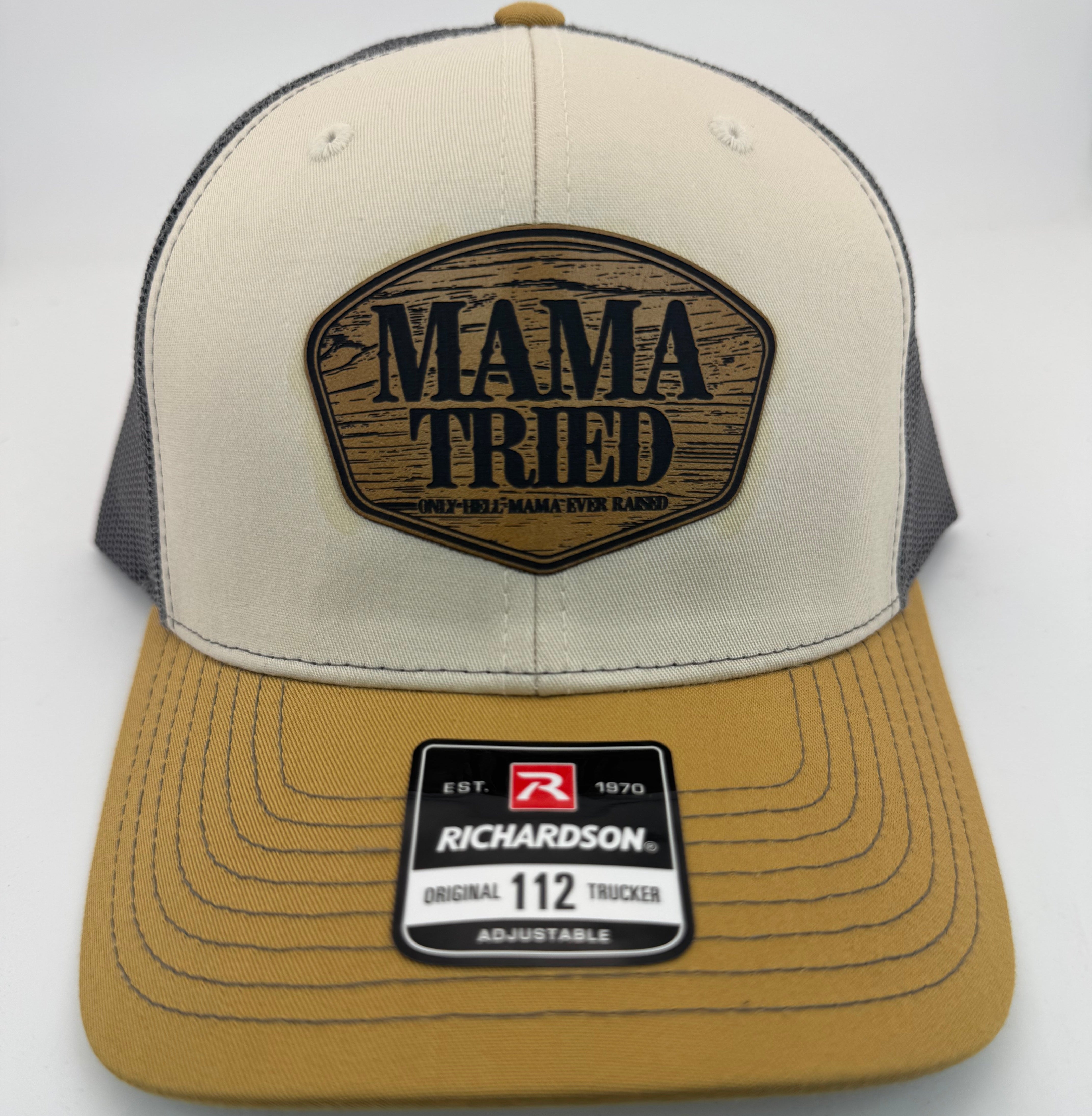 Richardson 112 Snapback – Adjustable 6 Panel Patch Hat | Mama