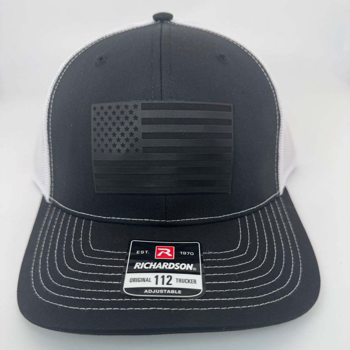 Patched hat 112 Richardson Black Flag Patch hat