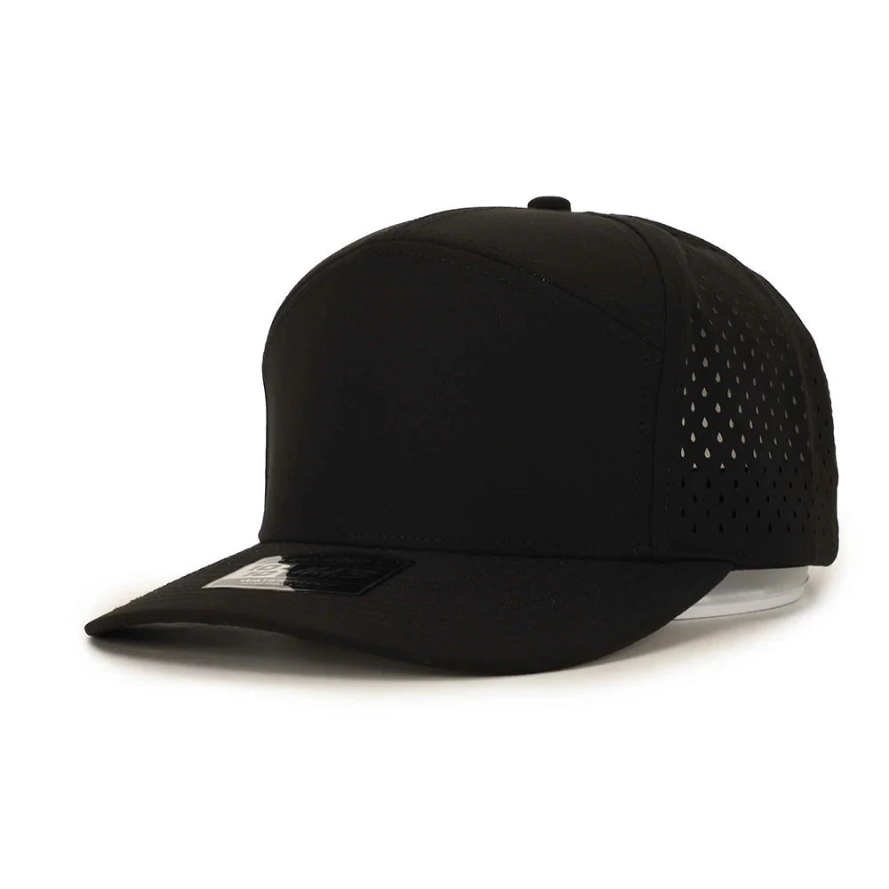 Custom Hats 1010 Hat Black 1010 Adjustable Snapback 7 Panel Hats Custom Patch Hats Patch Hat