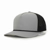 Custom Hats 1010 Hat Grey and Black 1010 Adjustable Snapback 5 Panel Rope Hats Custom Patch Hats Patch Hat