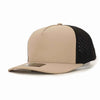 Custom Hats 1010 Hat Tan and Black 1010 Adjustable Snapback 5 Panel Hats Custom Patch Hats Patch Hat