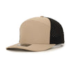 Custom Hats 1010 Hat Tan and Black 1010 Adjustable Snapback 7 Panel Hats Custom Patch Hats Patch Hat