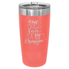 Custom Hats Coral Engravable 20oz Tumbler with Slider Lid Custom Patch Hats Patch Hat