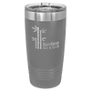 Custom Hats Dark Grey Engravable 20oz Tumbler with Slider Lid Custom Patch Hats Patch Hat