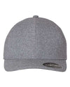 Custom Hats Flexfit Melange Blue / Small/Medium Flexfit Delta 180 Seamless Cap Custom Patch Hats Patch Hat