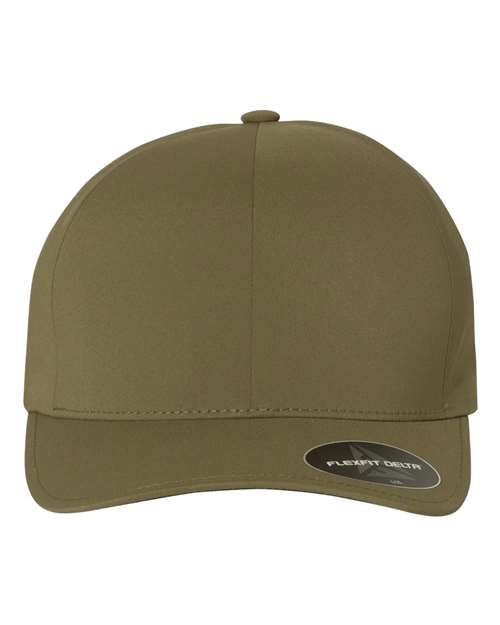 Custom Hats Flexfit Olive / Small/Medium Flexfit Delta 180 Seamless Cap Custom Patch Hats Patch Hat