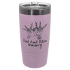 Custom Hats Moody Lilac - Ghost Black Engravable 20oz Tumbler with Slider Lid Custom Patch Hats Patch Hat