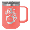 Custom Hats Mugs Coral Polar Camel 15 oz. Olive Green Vacuum Insulated Mug with Slider Lid Custom Patch Hats Patch Hat