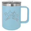Custom Hats Mugs Light Blue Polar Camel 15 oz. Olive Green Vacuum Insulated Mug with Slider Lid Custom Patch Hats Patch Hat