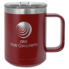 Custom Hats Mugs Maroon Polar Camel 15 oz. Olive Green Vacuum Insulated Mug with Slider Lid Custom Patch Hats Patch Hat
