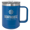 Custom Hats Mugs Royal Blue Polar Camel 15 oz. Olive Green Vacuum Insulated Mug with Slider Lid Custom Patch Hats Patch Hat