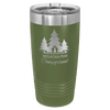Custom Hats Olive Green Engravable 20oz Tumbler with Slider Lid Custom Patch Hats Patch Hat
