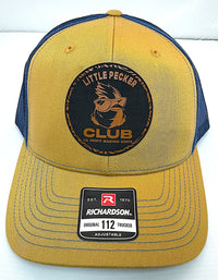 Custom Hats Richardson Biscuit - True Blue Little Pecker Club 112 Richardson Custom Patch Hats Patch Hat