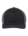 Custom Hats Richardson Black - Graphite 112PL Richardson R-Flex Adjustable Snapback Two Tone Hats Custom Patch Hats Patch Hat