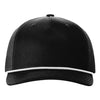 Custom Hats Richardson Black - White 112FPR Richardson Adjustable Snapback  Rope Hats Custom Patch Hats Patch Hat
