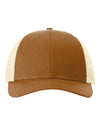 Custom Hats Richardson Carmel - Birch 115 Richardson Adjustable Snapback Two Tone Hats Custom Patch Hats Patch Hat