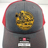 Custom Hats Richardson Charcoal - Red Surviving Fatherhood One Beer at a Time 112 Richardson Custom Patch Hats Patch Hat