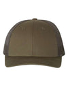 Custom Hats Richardson Chocolate Chip - Grey Brown 115 Richardson Adjustable Snapback Two Tone Hats Custom Patch Hats Patch Hat