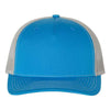 Custom Hats Richardson Cobalt Blue - Grey 112FP Richardson Adjustable Snapback Two Tone Hats Custom Patch Hats Patch Hat