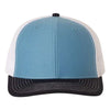 Custom Hats Richardson Columbia Blue - White - Navy 112 Richardson Three Color Adjustable Snapback Custom Hats Custom Patch Hats Patch Hat