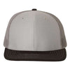 Custom Richardson 112 Snapback Hat, Grey, Charcoal, and Black