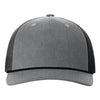 Custom Hats Richardson Heather grey - Black 112FPR Richardson Adjustable Snapback  Rope Hats Custom Patch Hats Patch Hat