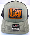 Custom Hats Richardson Loden - Black GOAT God Over All Things 112 Richardson Custom Patch Hats Patch Hat