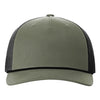 Custom Hats Richardson Loden Green - Black 112FPR Richardson Adjustable Snapback  Rope Hats Custom Patch Hats Patch Hat