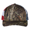 Custom Hats Richardson Mossy Oak Break Up Country - Stars and Stripes 112PM Richardson Adjustable Snapback Two Tone Hats Custom Patch Hats Patch Hat