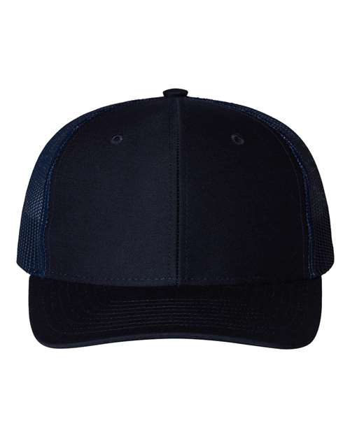 Custom Hats Richardson Navy 112Y Richardson Youth Adjustable Snapback Hat Custom Patch Hats Patch Hat