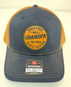 Custom Hats Richardson Navy - Carmel Worlds Best Grandpa 112 Richardson Custom Patch Hats Patch Hat