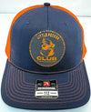 Custom Hats Richardson Navy - Orange Little Pecker Club 112 Richardson Custom Patch Hats Patch Hat