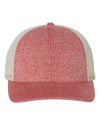 Custom Hats Richardson Red Heather - Birch 115CH Richardson Adjustable Snapback Two Tone Hats Custom Patch Hats Patch Hat